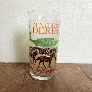 1985 Kentucky Derby Churchill Downs 111th Race‎ Collectible Mint Julep Glass